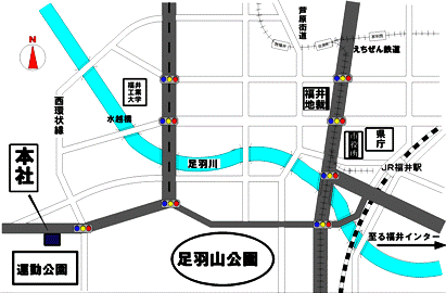 ワコー不動産本社地図