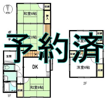 福井市足花堂中1 貸家